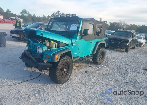 1997 Jeep Wrangler Se из США, поврежденный, VIN 1J4FY29P8VP415042
